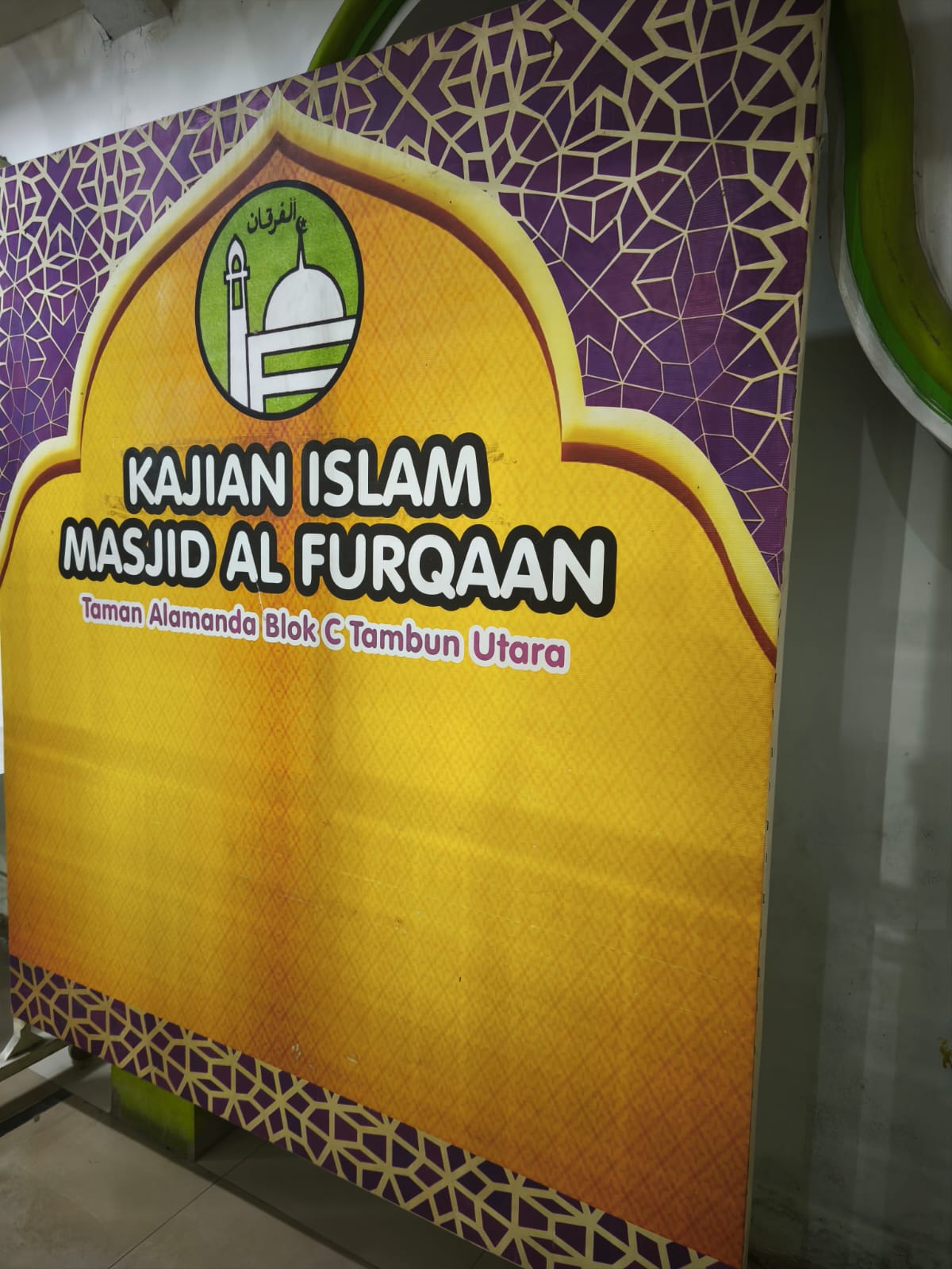 Papan Tulis Backdrop